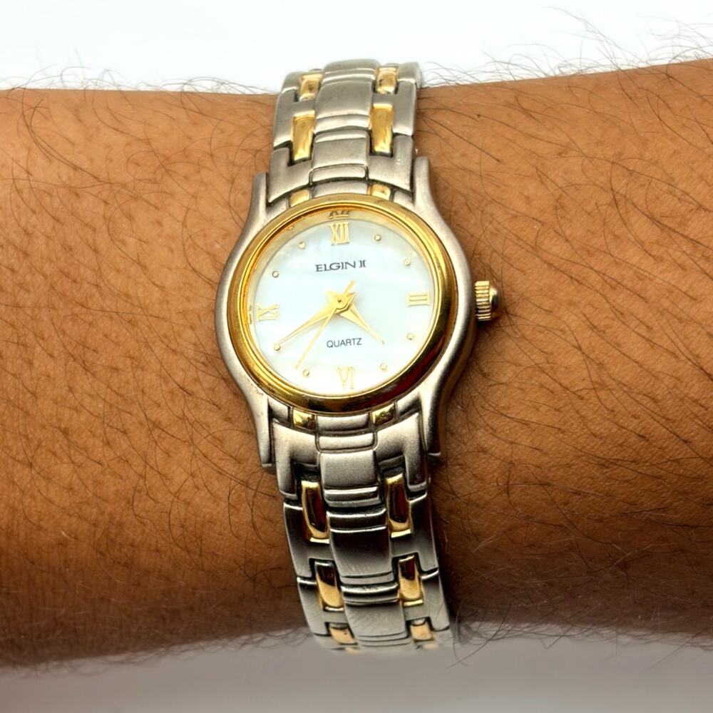 Vintage Gold & Silver Elgin II Watch